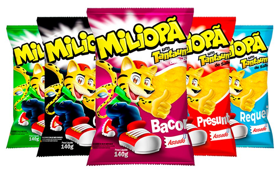 Linha de produtos Miliopã
